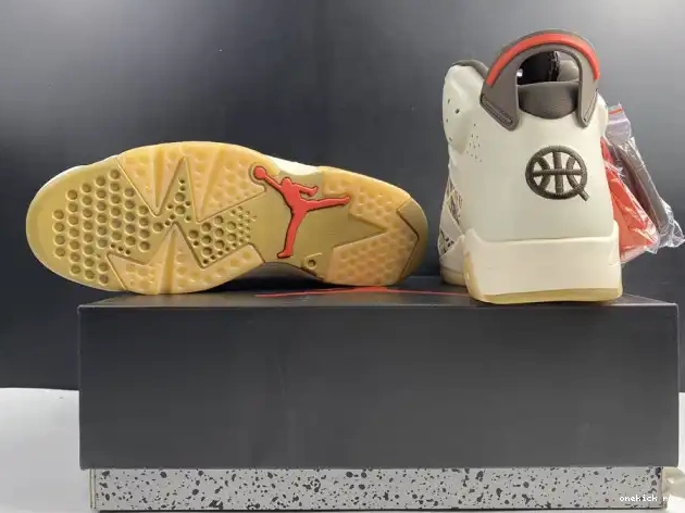 Chep Onekick Sail Jordan 6 Quai54 Retro (2020) Brown AIR CZ4152-100 0430